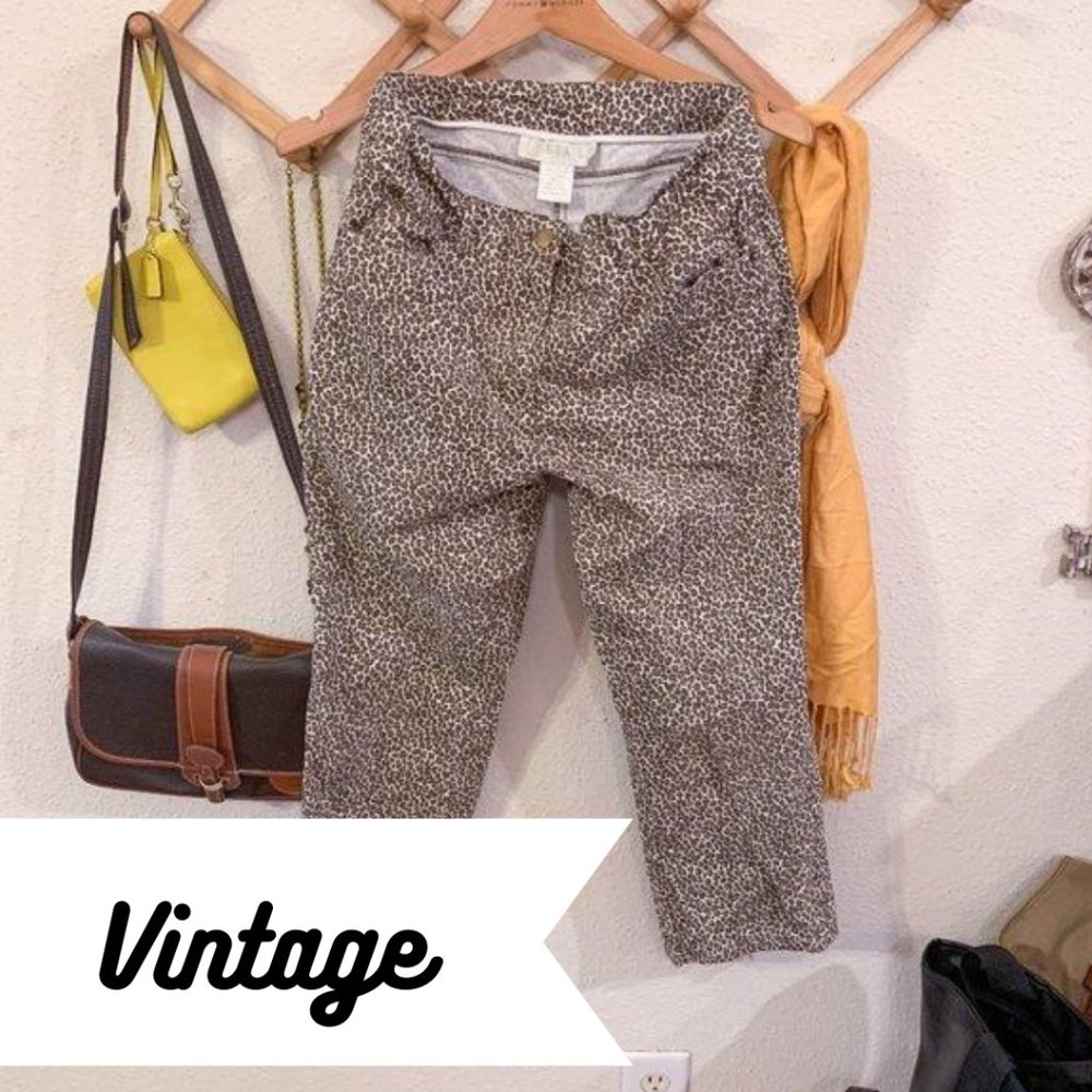 $5 CLEAROUT! Details Cheetah Jeans